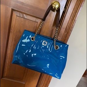 KATE SPADE bright blue tote